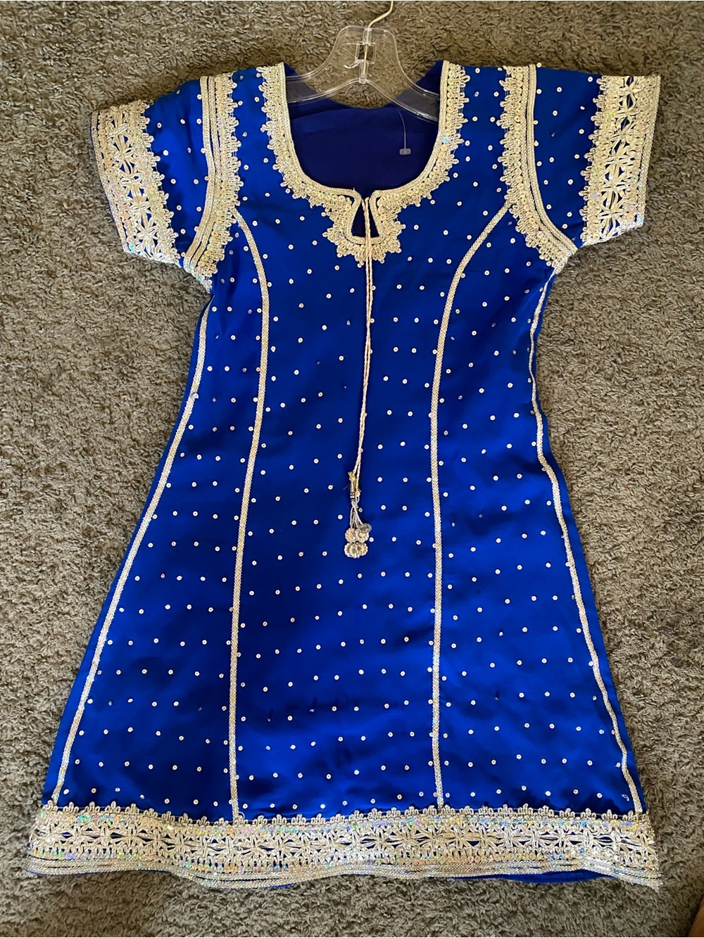 6yr -Girls Royal Blue Embellished Party Dress